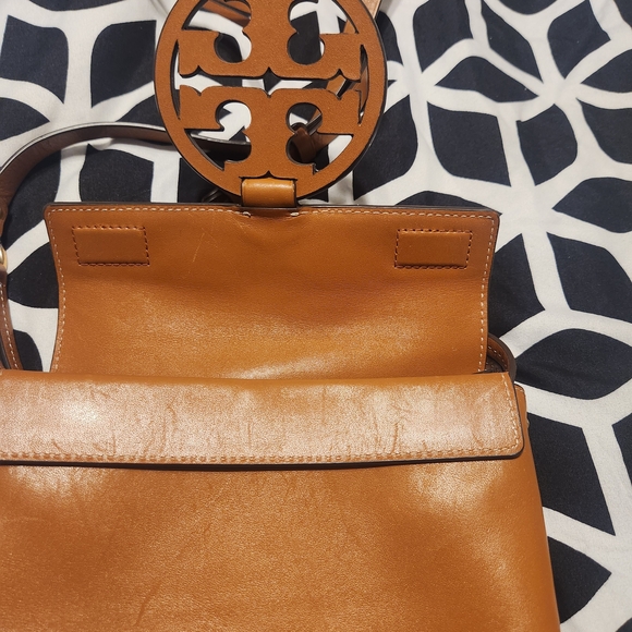 Tory Burch Luggage Color Leather Crossbody Bag - Picture 12 of 16